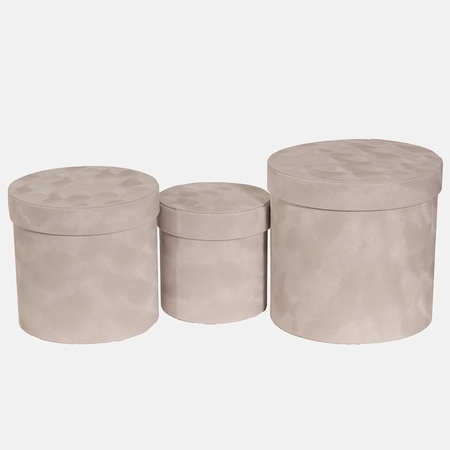 Decorative velour box x 3 pcs