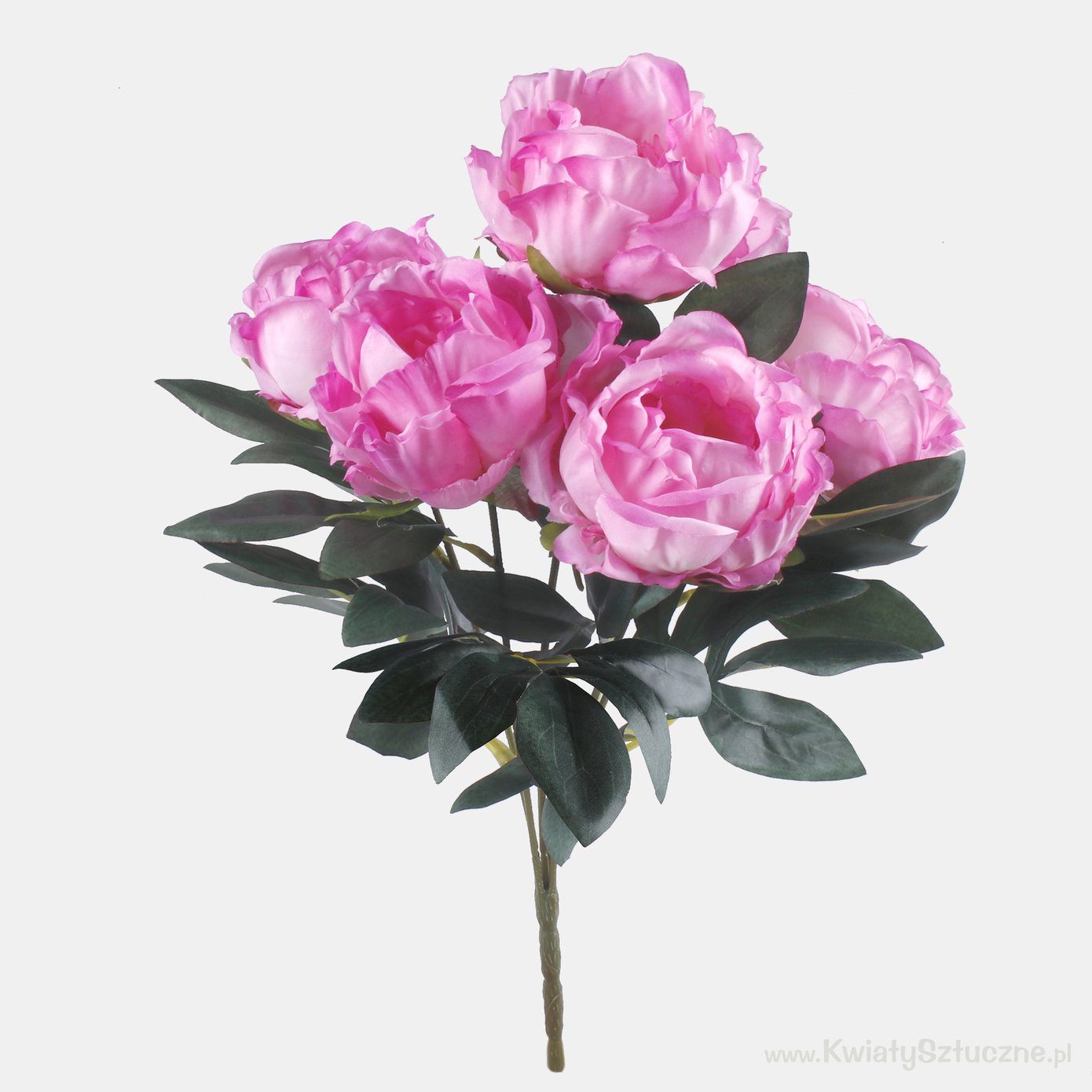 Peony x 5 QA001 - Artificial peony bouquet